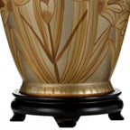 DL-DIAN-TL Dian 1 Light Table Lamp With Tall Empire Shade Silver and Gold