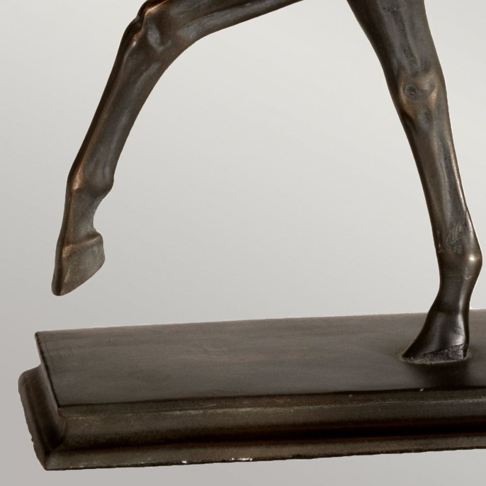 DL-DORADO-TL Dorado 1 Light Table Lamp with Rectangle Shade Bronze Patina