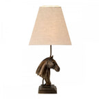 DL-ECLIPSE-TL Eclipse 1 Light Table Lamp with Tapered Square Shade Bronze Patina