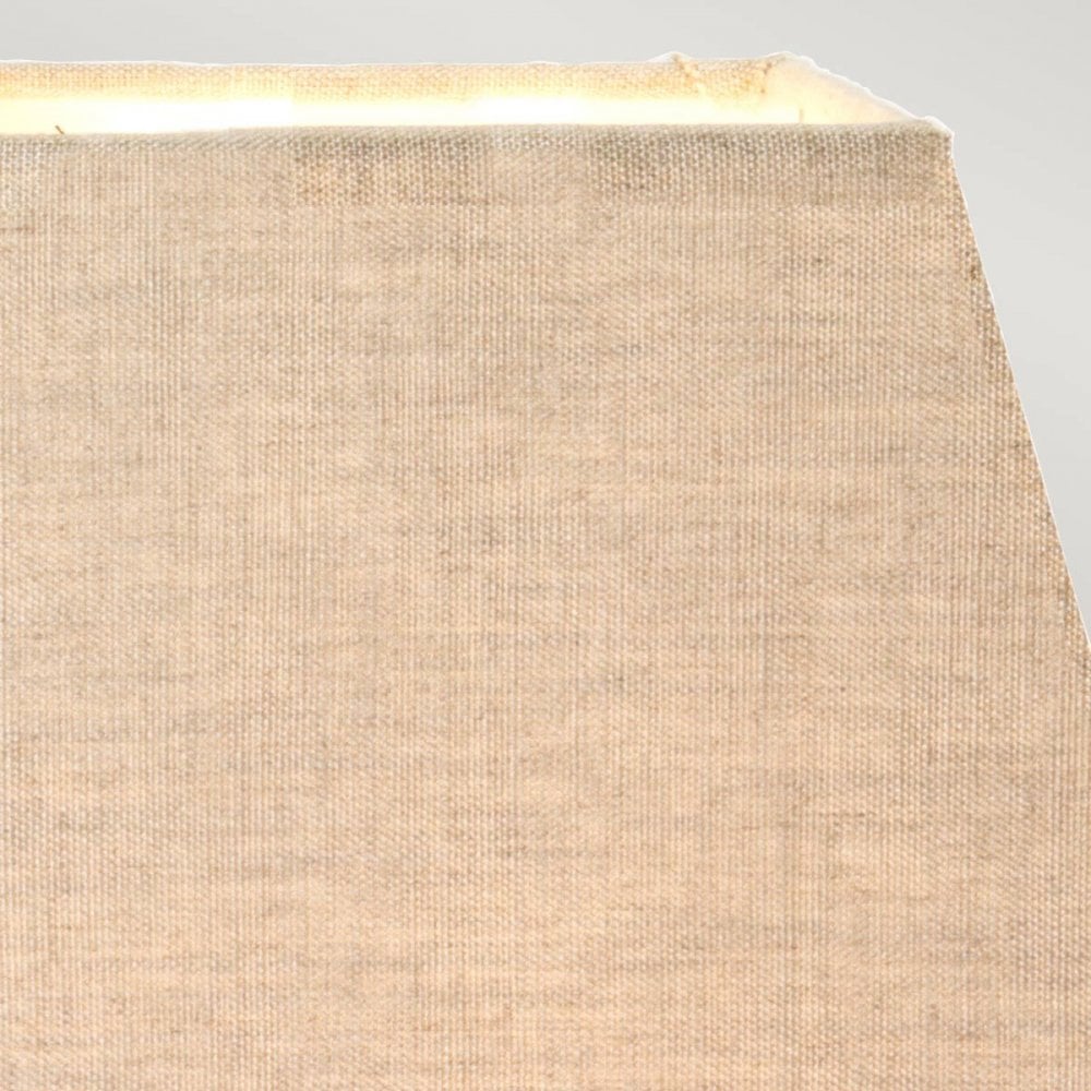 DL-ECLIPSE-TL Eclipse 1 Light Table Lamp with Tapered Square Shade Bronze Patina