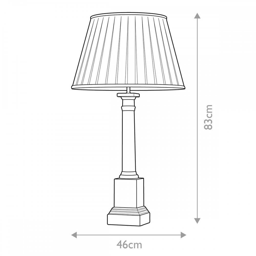 DL-LOUVIERS-TL Louviers 1 Light Table Lamp with Tall Empire Shade Oxblood and Gold