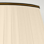 DL-LOUVIERS-TL Louviers 1 Light Table Lamp with Tall Empire Shade Oxblood and Gold