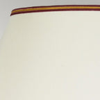 DL-MAJIN-SMALL-TL-OXB Majin Oxblood Red Jar 1 Light Table Lamp with Polycotton shade Oxblood