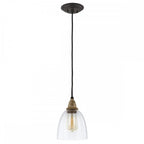 DL-MATRIMONIO1MP Matrimonio 1 Light Mini Pendant Driftwood / Dark Weathered Zinc