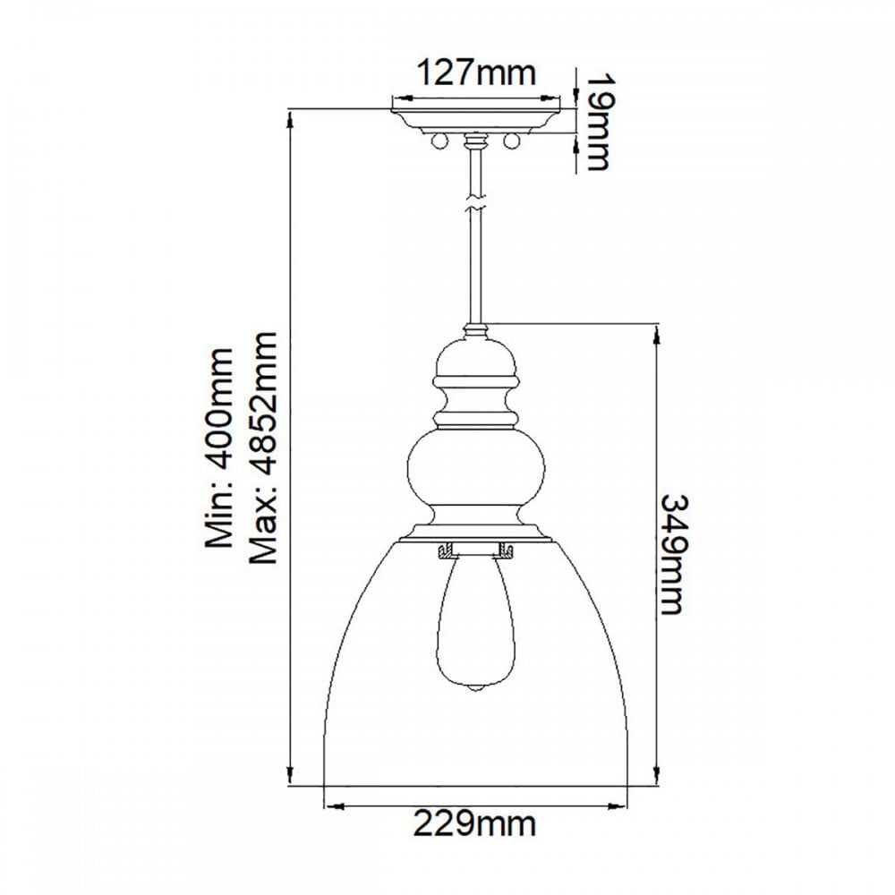 DL-MATRIMONIO1MP Matrimonio 1 Light Mini Pendant Driftwood / Dark Weathered Zinc