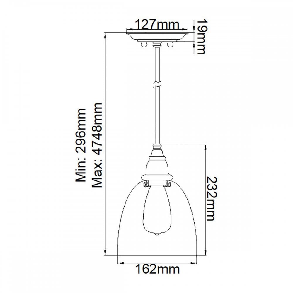 DL-MATRIMONIO-1P Matrimonio 1 Light Pendant Driftwood / Dark Weathered Zinc