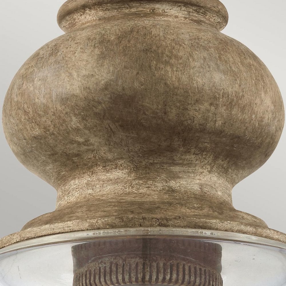 DL-MATRIMONIO-1P Matrimonio 1 Light Pendant Driftwood / Dark Weathered Zinc