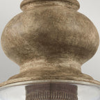 DL-MATRIMONIO-1P Matrimonio 1 Light Pendant Driftwood / Dark Weathered Zinc
