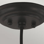 DL-MATRIMONIO-1P Matrimonio 1 Light Pendant Driftwood / Dark Weathered Zinc