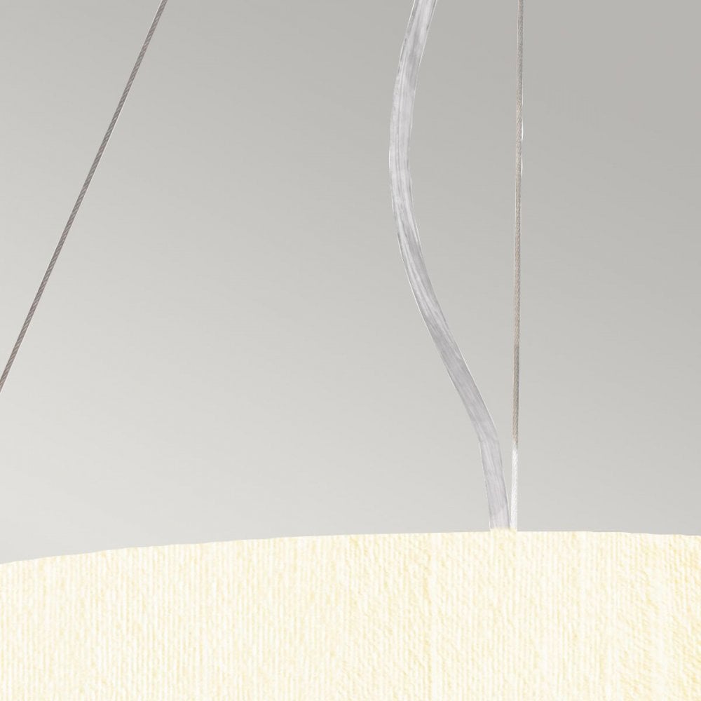 DL-PEARCE18-3LT-IV-AB Pearce 18" Pendant with Aged Brass Ceiling Pan Aged Brass, Ivory Shade