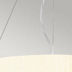 DL-PEARCE18-3LT-IV-AB Pearce 18" Pendant with Aged Brass Ceiling Pan Aged Brass, Ivory Shade