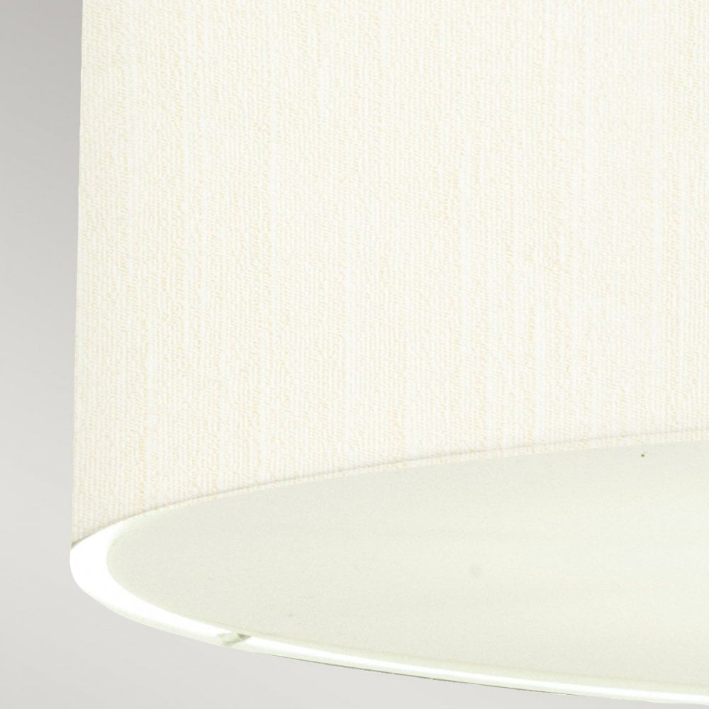 DL-PEARCE22-5LT-IV-AB Pearce 22" Pendant with Aged Brass Ceiling Pan Aged Brass, Ivory Shade