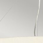 DL-PEARCE26-5LT-IV-AB Pearce 26" Pendant with Aged Brass Ceiling Pan Aged Brass, Ivory Shade