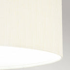 DL-PEARCE26-5LT-IV-AB Pearce 26" Pendant with Aged Brass Ceiling Pan Aged Brass, Ivory Shade