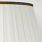 DL-PERONNE-TL Peronne 1 Light Table Lamp With Tall Empire Shade Black and Gold