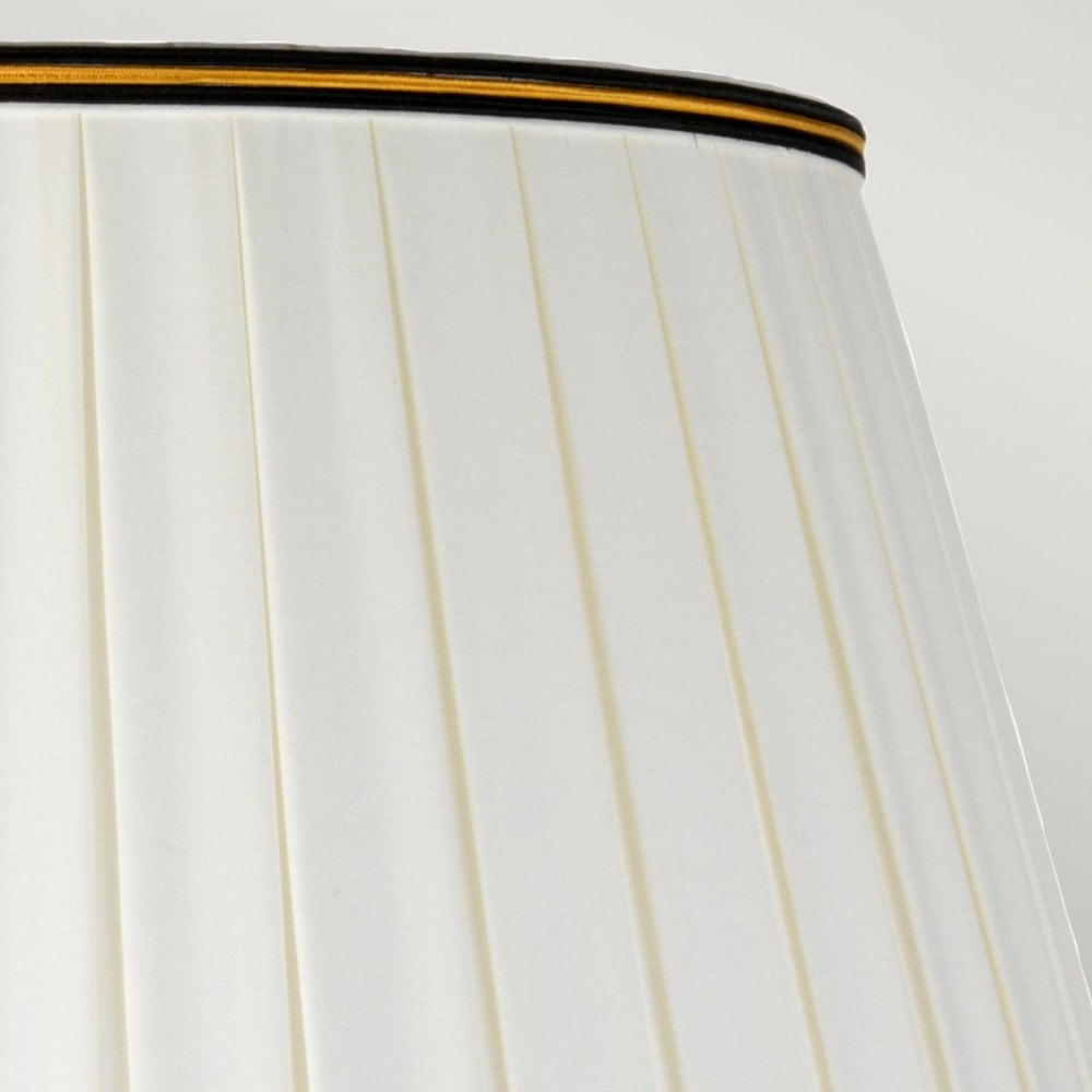 DL-PERONNE-TL Peronne 1 Light Table Lamp With Tall Empire Shade Black and Gold