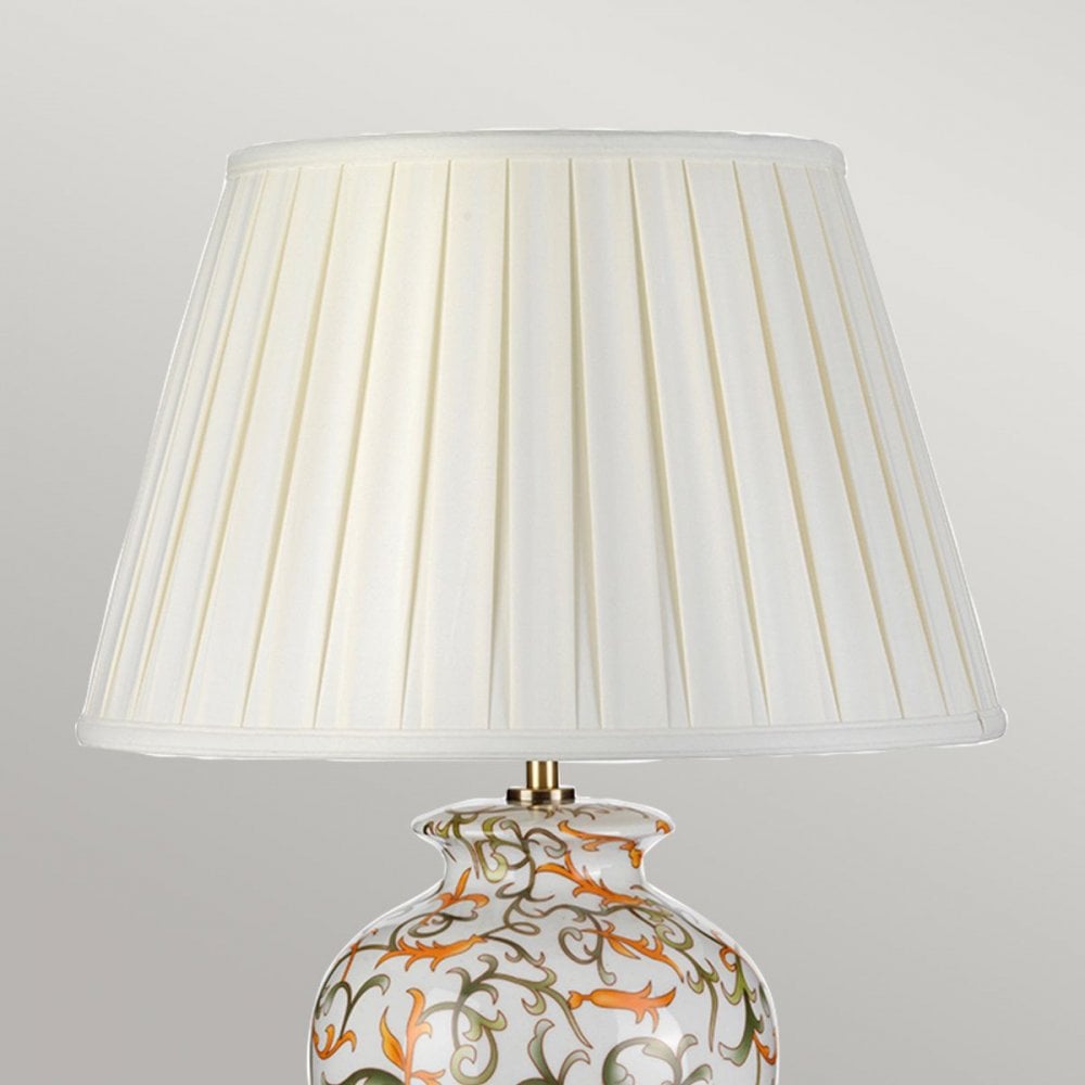DL-SOLING-TL Soling 1 Light Table Lamp Cream with Orange and Green