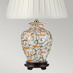 DL-SOLING-TL Soling 1 Light Table Lamp Cream with Orange and Green
