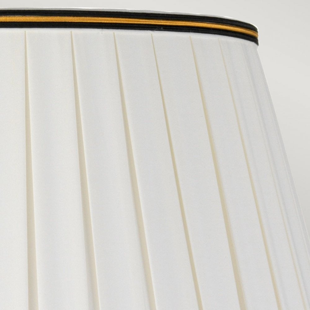 DL-TAIPEI-TL Taipei 1 Light Table Lamp with Tall Empire Shade Black and Gold