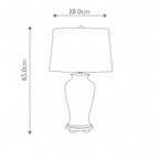 DL-YING-TL Ying 1 Light Table Lamp Blue and White