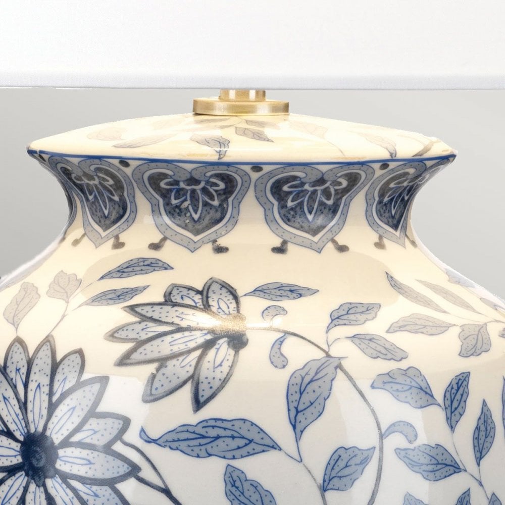 DL-YING-TL Ying 1 Light Table Lamp Blue and White