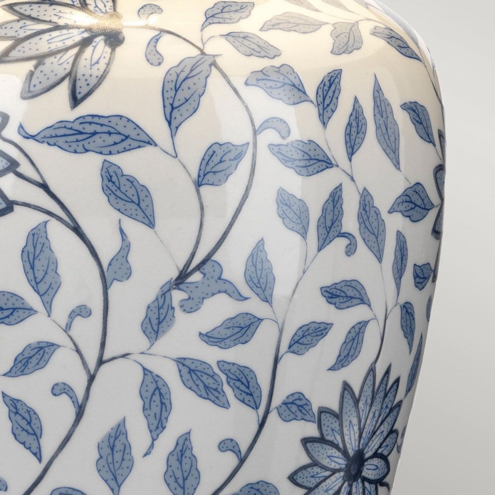 DL-YING-TL Ying 1 Light Table Lamp Blue and White