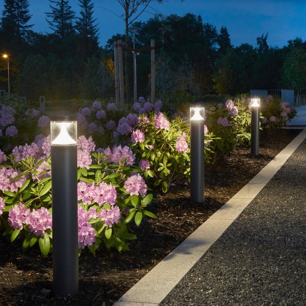 EGSUND-MINI-L-GR Egersund LED Tall Bollard Graphite