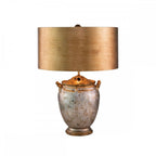 FB-JACKSON-TL Jackson 1lt Table Lamp - Antiqued Silver with Gold Leaf Accents