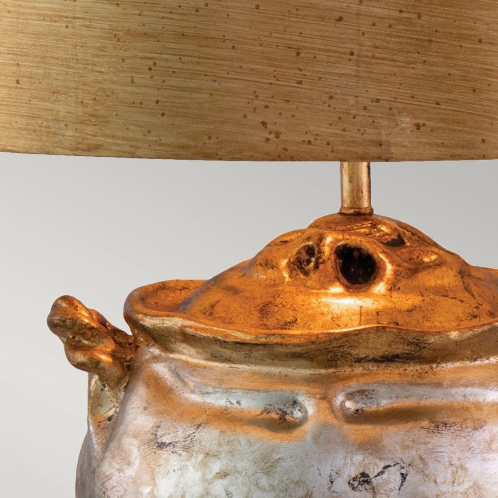 FB-JACKSON-TL Jackson 1lt Table Lamp - Antiqued Silver with Gold Leaf Accents