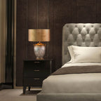 FB-JACKSON-TL Jackson 1lt Table Lamp - Antiqued Silver with Gold Leaf Accents