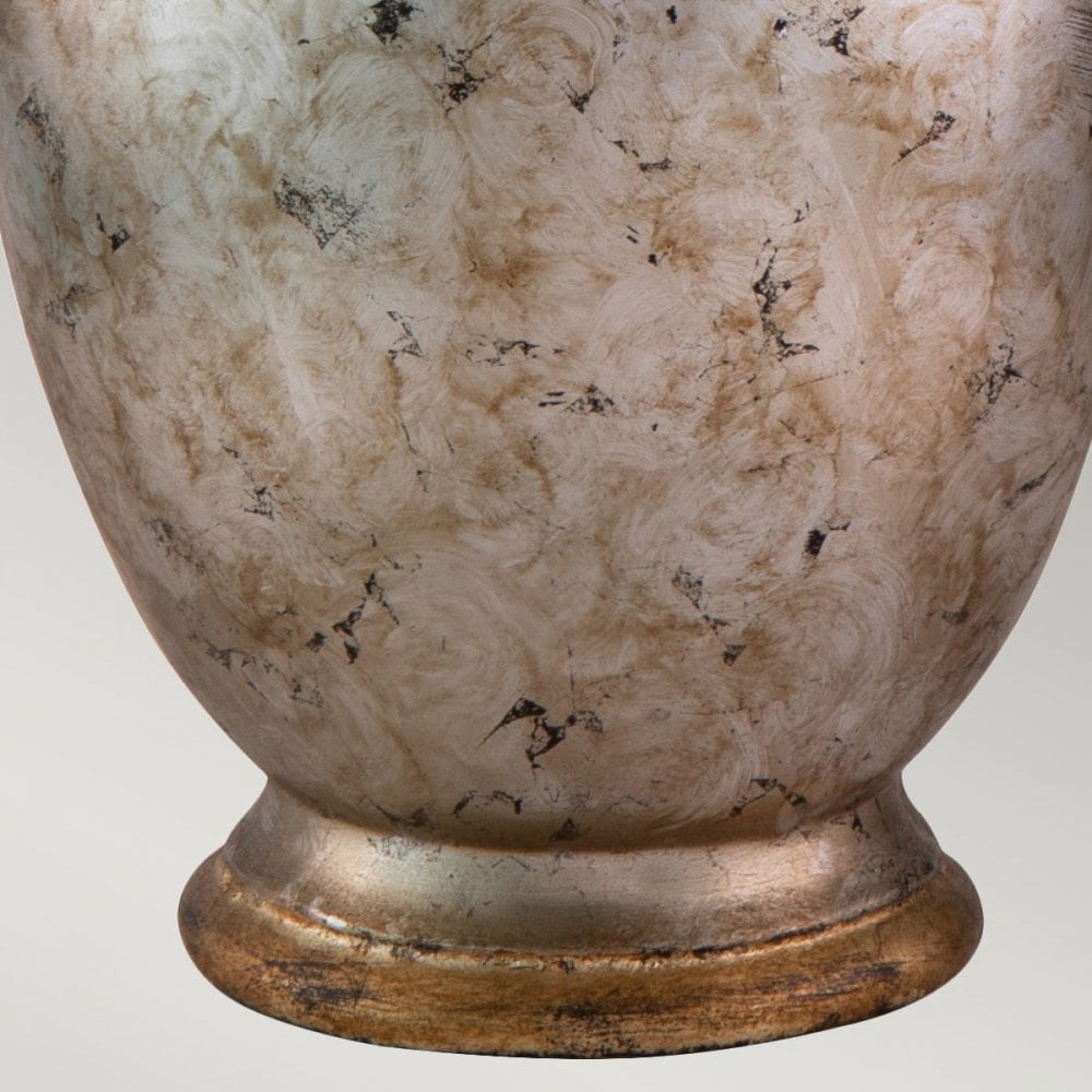 FB-JACKSON-TL Jackson 1lt Table Lamp - Antiqued Silver with Gold Leaf Accents