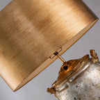 FB-JACKSON-TL Jackson 1lt Table Lamp - Antiqued Silver with Gold Leaf Accents