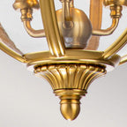 FE-ADAMS-3P-BB Adams 3 Light Pendant Chandelier Burnished Brass