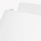 FE-ASHER-3F-WHT Asher 3 Light Flush Light Matte White & Gold