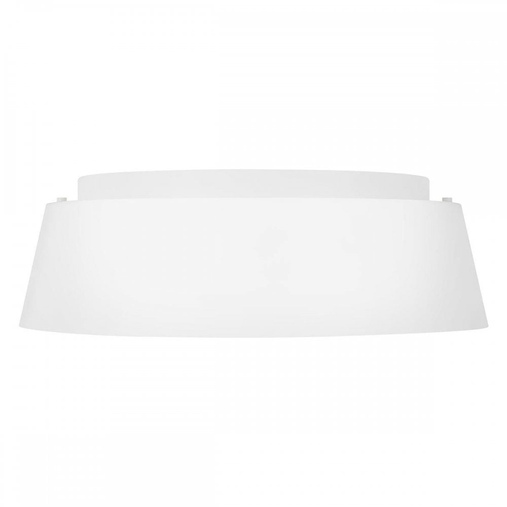 FE-ASHER-3F-WHT Asher 3 Light Flush Light Matte White & Gold
