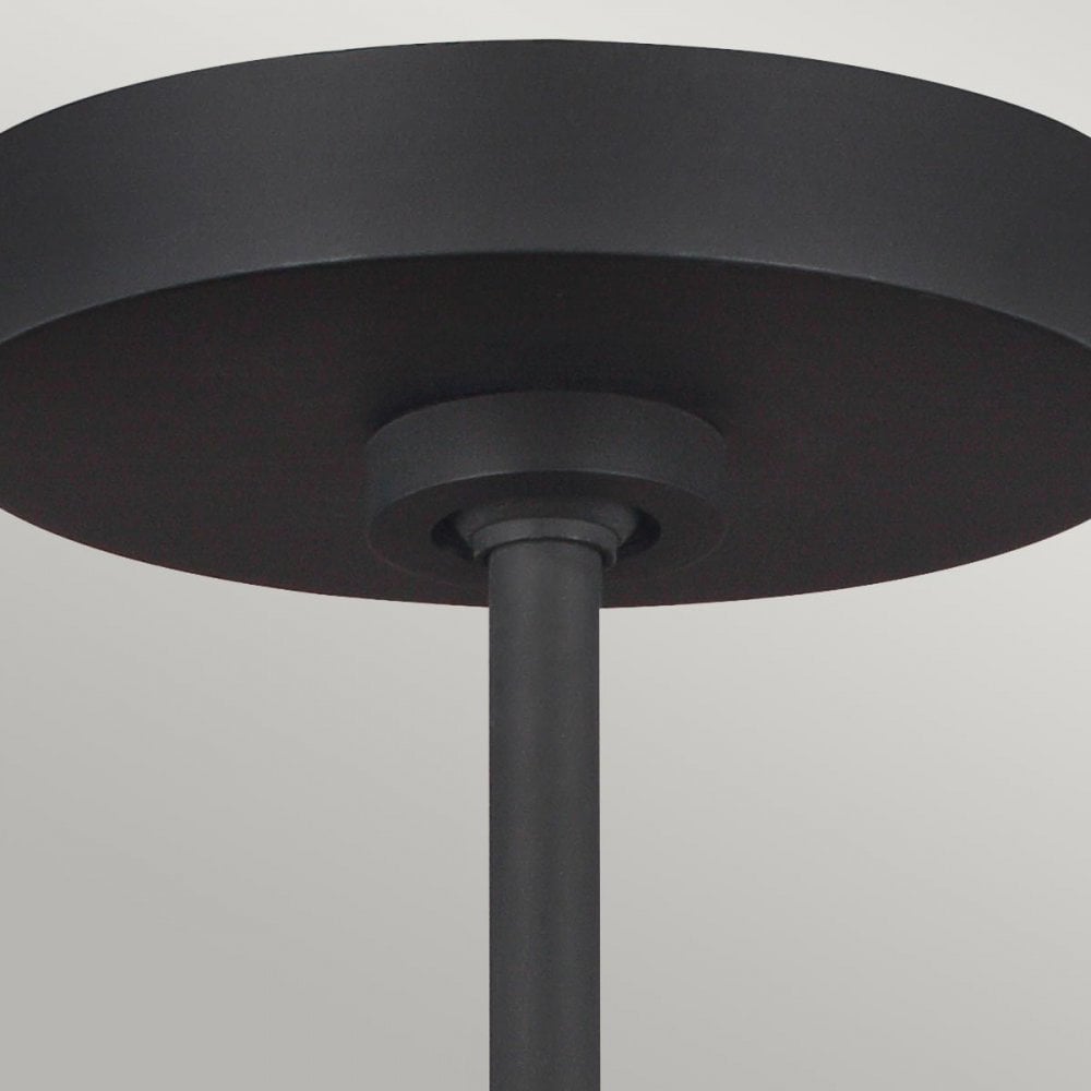 FE-ASHER-5P-MB Asher 5 Light Pendant Midnight Black & Gold