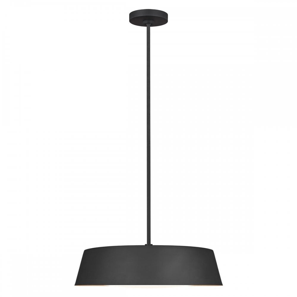 FE-ASHER-5P-MB Asher 5 Light Pendant Midnight Black & Gold