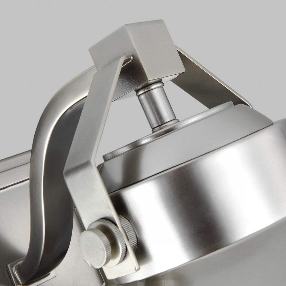FE-BOYNTON2-M Boynton 1 Light Medium Wall Lantern Painted Brushed Steel