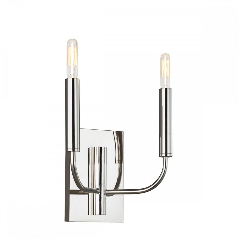 FE-BRIANNA2-PN Brianna 2 Light Wall Light Polished Nickel