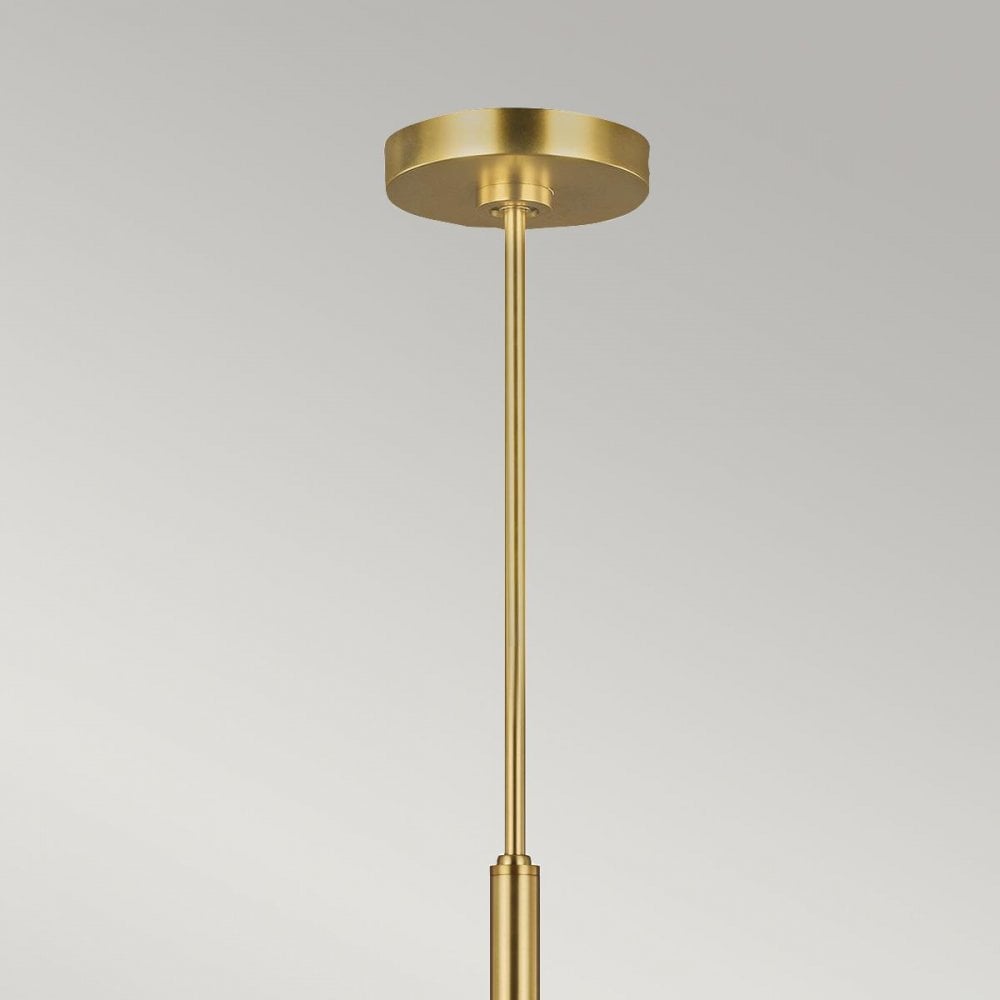 FE-BRIANNA6-BB Brianna 6 lt Chandelier Burnished Brass