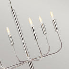 FE-BRIANNA6-PN Brianna 6 lt Chandelier Polished Nickel