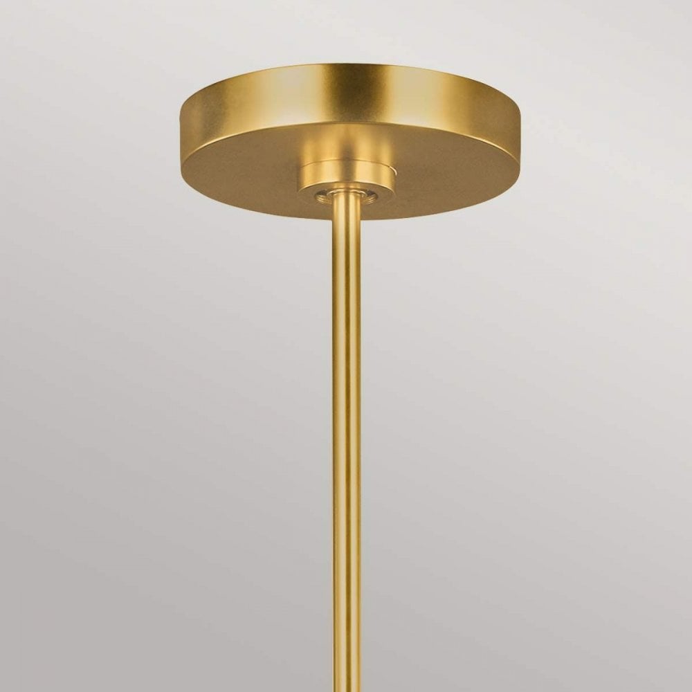 FE-BRIANNA9-BB Brianna 9 Light Chandelier Burnished Brass