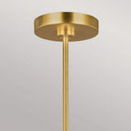 FE-BRIANNA9-BB Brianna 9 Light Chandelier Burnished Brass