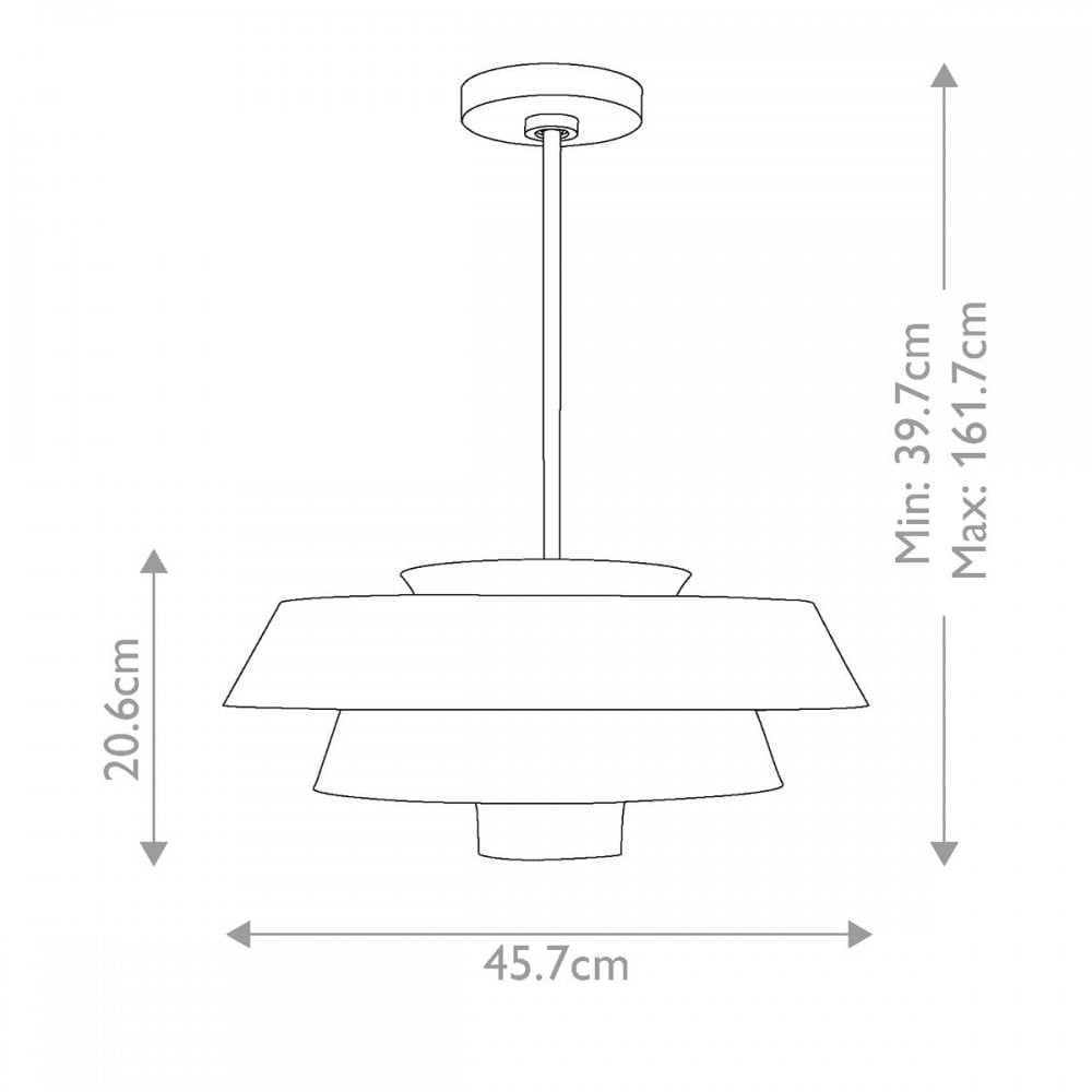 FE-BRISBIN-BB Brisbin 1 Light Pendant Burnished Brass
