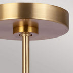 FE-BRISBIN-BB Brisbin 1 Light Pendant Burnished Brass