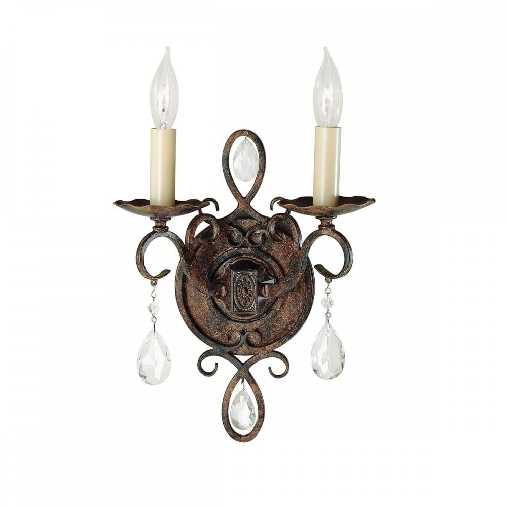 FE-CHATEAU2 Chateau 2 Light Wall Light Mocha Bronze
