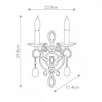 FE-CHATEAU2 Chateau 2 Light Wall Light Mocha Bronze