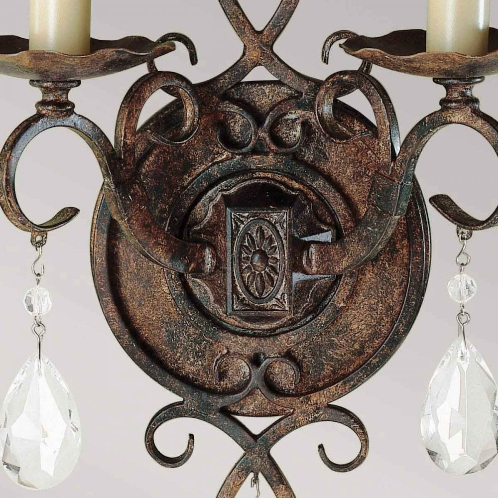 FE-CHATEAU2 Chateau 2 Light Wall Light Mocha Bronze