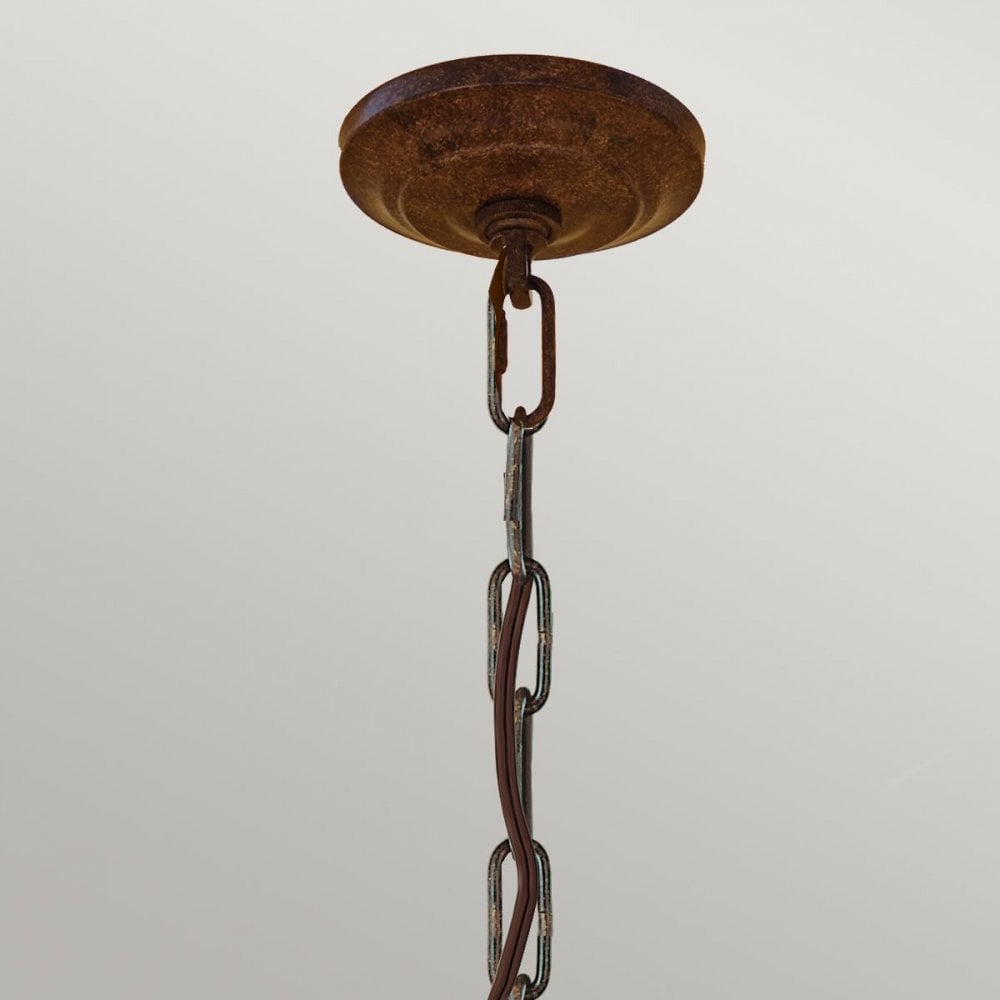 FE-CHATEAU4 Chateau 4 Light Chandelier Mocha Bronze