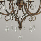 FE-CHATEAU6 Chateau 6 Light Chandelier Mocha Bronze